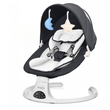 (Black) FK Sports Baby Bouncer Electric Swing Chair