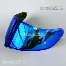 (Blau) Integralhelmvisier für AGV K5 K3SV K1 Motorradhelmvisier Casco Moto K1 Visiir Capacete