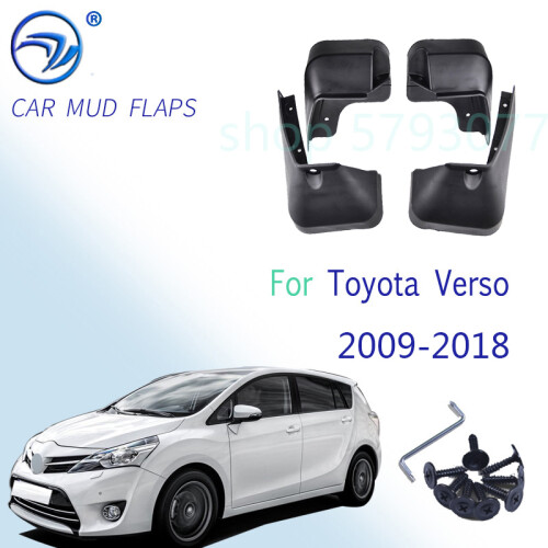 Car mudguards Toyota Verso 2009-2018 Mudflaps Mudguards Mudguards Mudguards Mudguards 2010 2011 2012