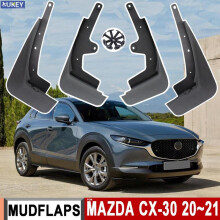 4x auton lokasuojat Mazda CX-30 CX30 2021 - 2023 lokasuojat Roiskesuoja Mattasuoja Lokasuojat Auton lisävarusteet