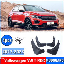 (Svart) FÖR Volkswagen VW T ROC T-Roc Stänkskärmar Stänkskydd Stänkskydd Biltillbehör Fram Bak 4st