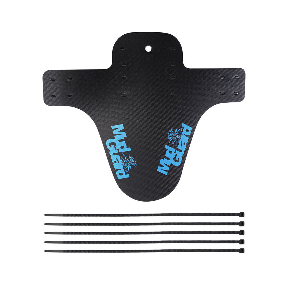 (N 7) Garde-boue de vélo coloré avant/arrière en fibre de carbone pour VTT