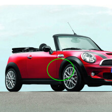(rechtsachter) voor BMW Mini Cooper R50 2002-2008 Wiel Spatbord Wenkbrauw Bovenste Spatbord Rubber Gereedschap