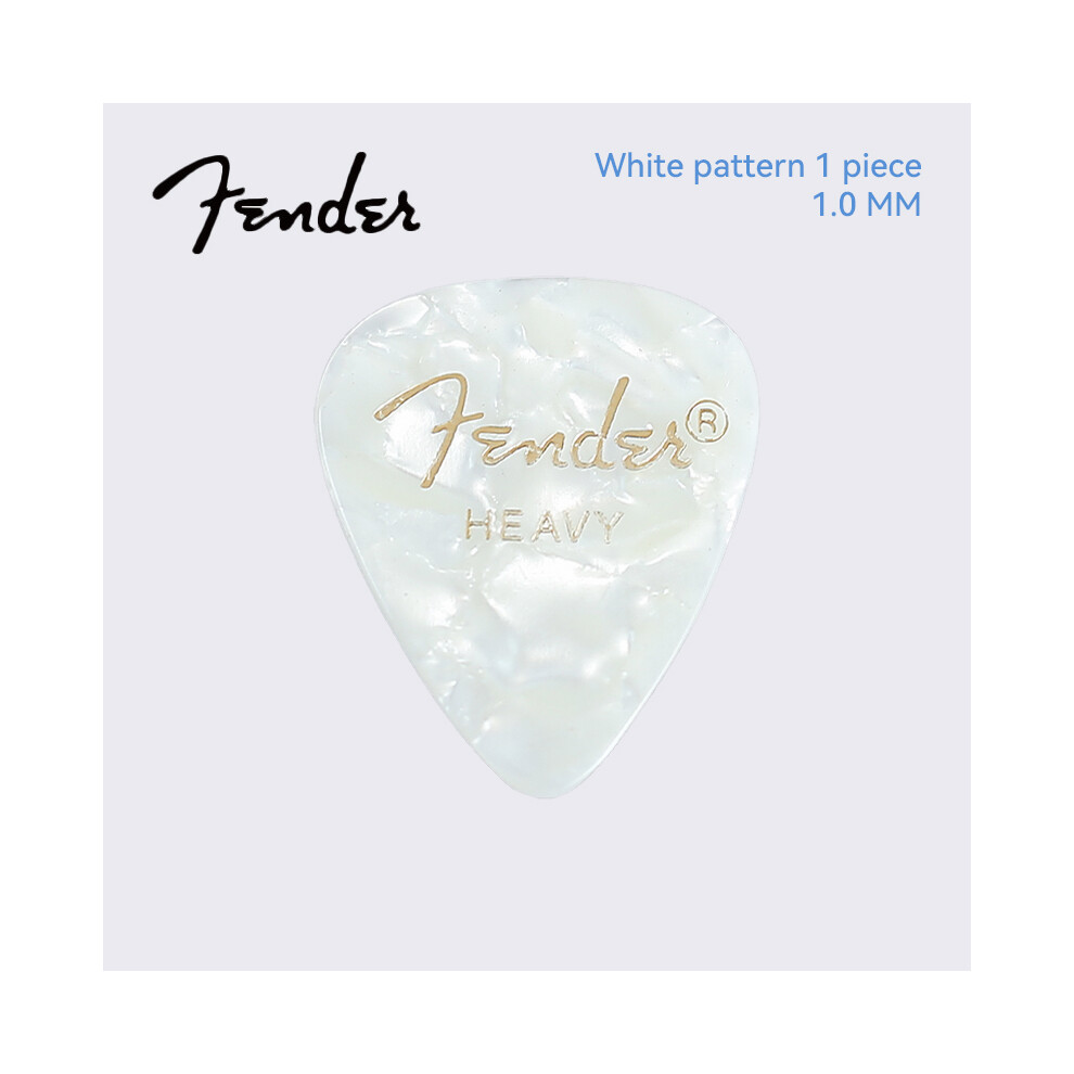 (A Heavy 1.0mmC) Fender 1pc Celluloid Guitar Pickup Bass Mediator Acoustique Électrique Accessoires