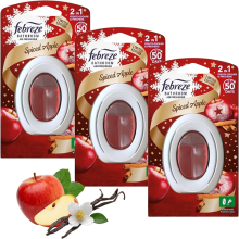 Febreze Spiced Apple Bathroom Stand Up Air Freshener 3 x 8ml Bulk Buy