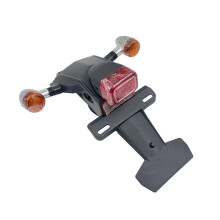 (A) Yamaha XG250 XG 250 Tricker Indicatore di direzione Parafango posteriore Parafango Targa Supporto fanale posteriore