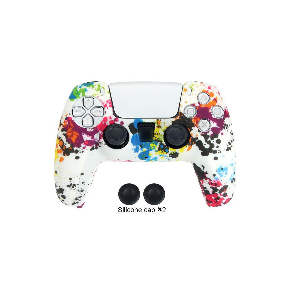 2-Data Frog Étui de protection antidérapant en silicone pour manette PS5, étui de protection pour Playstation