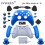 Shock Blue Shell - Switch Case Shell Xbox Series S / X Controller Schienen Panels Faceplate Cover LB 3