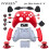 Shock Blue Shell - Switch Case Shell Xbox Series S / X Controller Schienen Panels Faceplate Cover LB 2