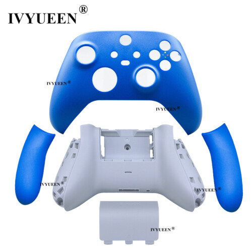 Shock Blue Shell - Switch Case Shell Xbox Series S / X Controller Schienen Panels Faceplate Cover LB