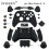 Shock Blue Shell - Switch Case Shell Xbox Series S / X Controller Schienen Panels Faceplate Cover LB 5