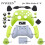 Shock Blue Shell - Switch Case Shell Xbox Series S / X Controller Schienen Panels Faceplate Cover LB 4