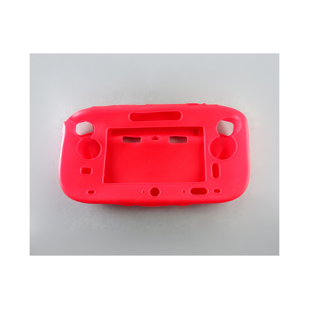 Coque de protection en silicone ultra souple pour Wii U (rouge)