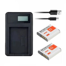 Charger & 2X Batteries Sony DSC-H3 DSC-H7 DSC-H9 DSC-H10 DSC-H20 DSC-H50 DSC-H55