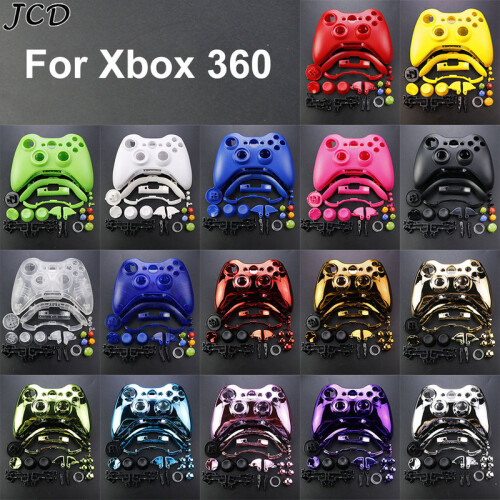 Grün - Für XBOX 360 Wireless Controller, Kompletthülle, Gamecontroller-Hülle, Shell-Abdeckung mit Tasten-Kits 1