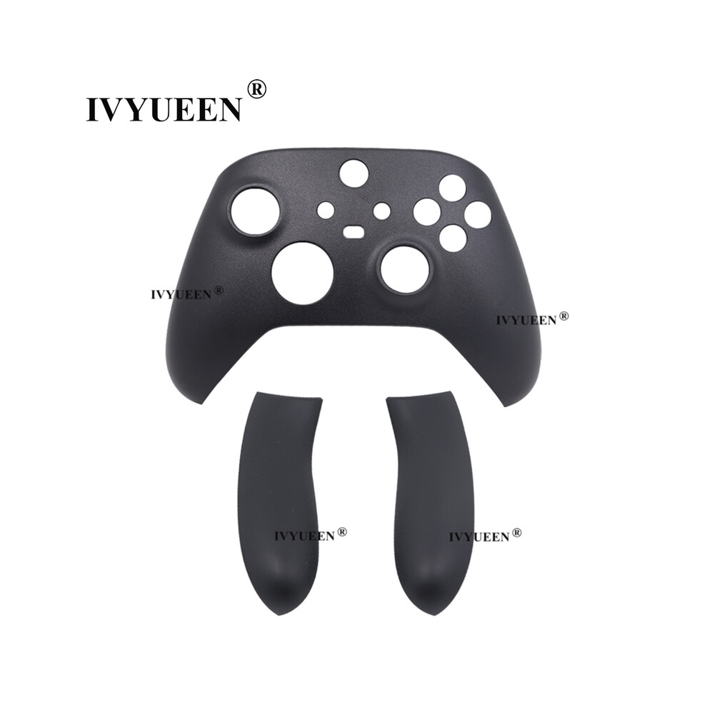 Coque avant de remplacement noire pour manette Xbox Series S X, plaque frontale personnalisée, face