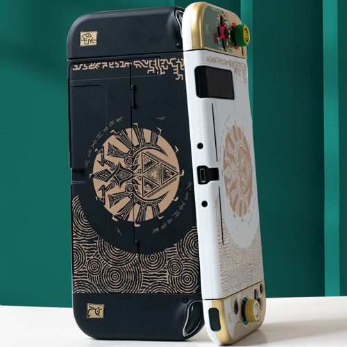 Switch Lite - Carcasa rígida de cristal frontal y trasera con protección completa para Nintendo Switch Oled/Lite 1