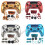 Golden-Für Sony Playstation 5 PS5 Controller Gamepad Custom Chrom Überzogene Fall Harte Shell Abdeckung 2