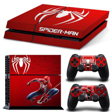 TN-PS4-7103-Anime Spider Man Venom Vinyl Skin Sticker für PS4-Konsole und 2 Controller Sticker Cover