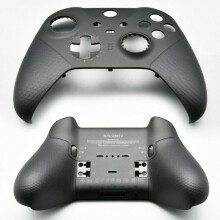 Coque avant et arrière noire d'origine pour manette Microsoft Xbox One Elite Series 2