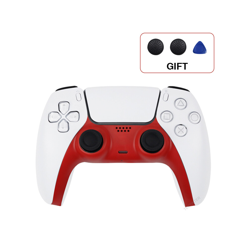 Ruban décoratif rouge pour manette PS5, coque de remplacement pour manette Playstation