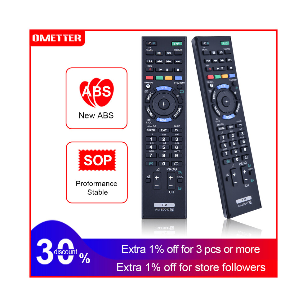 Nuovo Telecomando Rm-Ed047 Adatto Per Tv Sony Rm-Ed050 Rm-Ed052 Rm-Ed053 Rm-Ed060 Rm-Ed046 Rm-Ed044