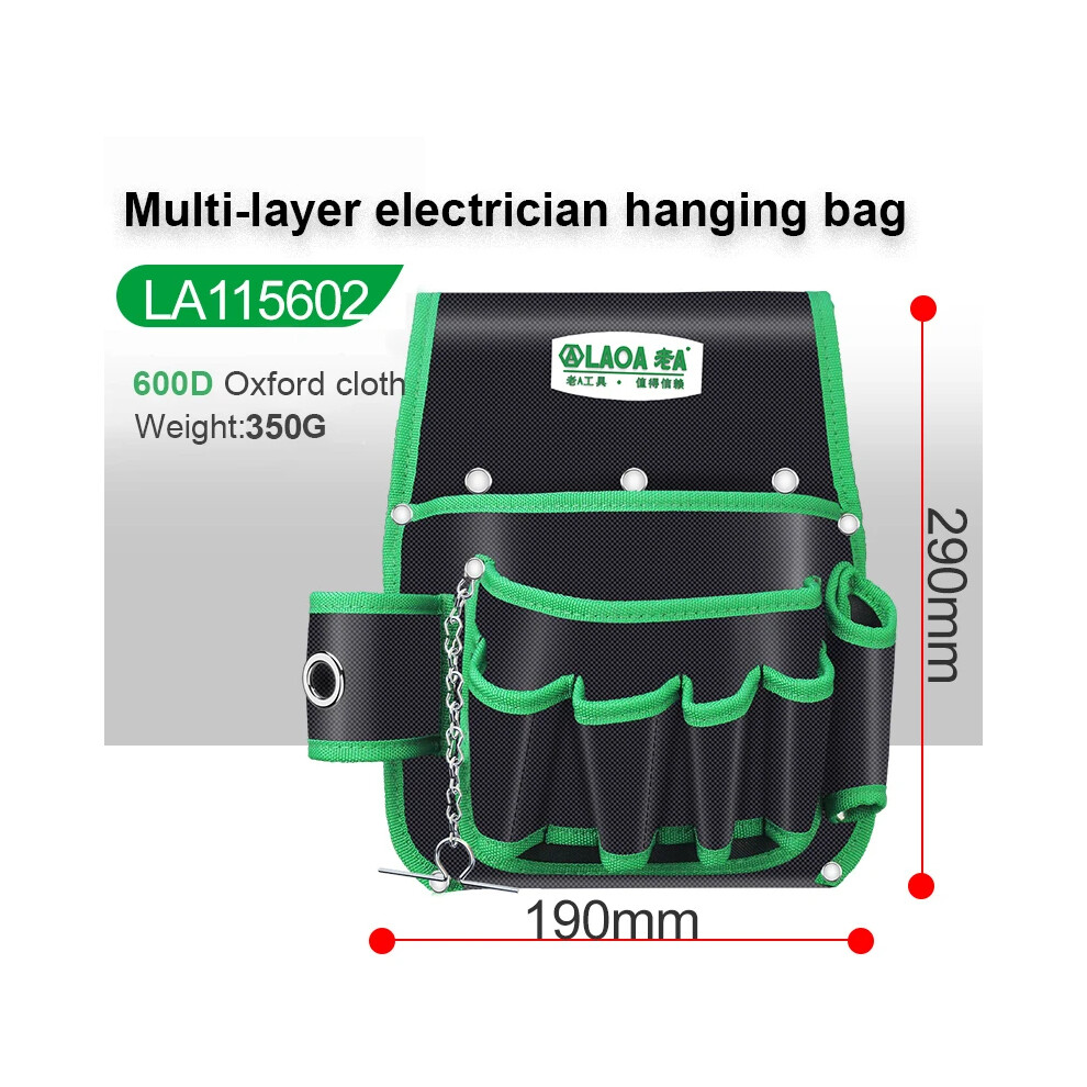(LA115602) LAOA Sac de rangement multifonctionnel en tissu Oxford Sac banane Réparation de matériel