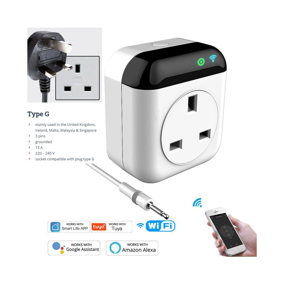(wifi thermostat UK)Smart Wifi heating thermostat temperature controller Warm floor thermostat 220v