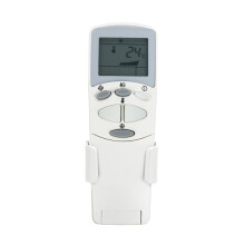 Fernbedienung für Klimaanlage mit Halter – LG-kompatibel 6711A20073D/U/V, 6711A20083X, Ersatz IR, 10 m Reichweite, weiß