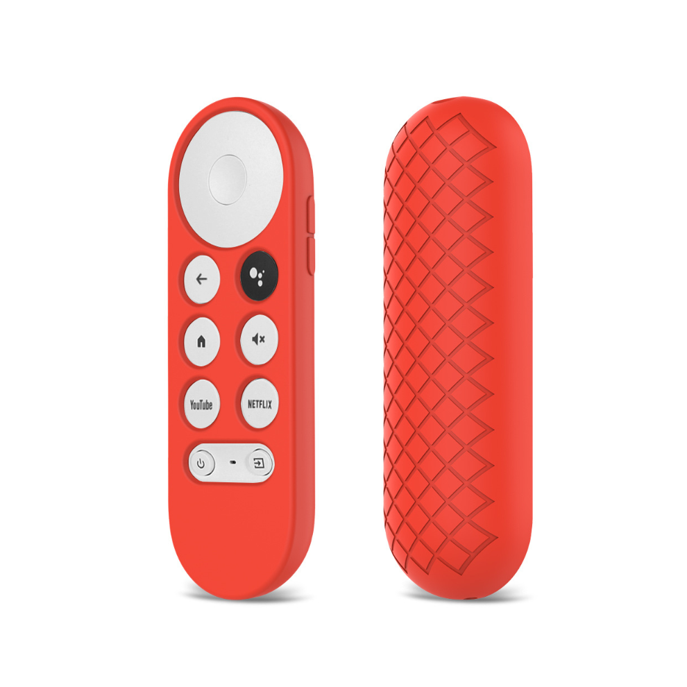 (3)2021 Housse de télécommande en silicone pour Chromecast et Google TV Étui sans perte de télécommande