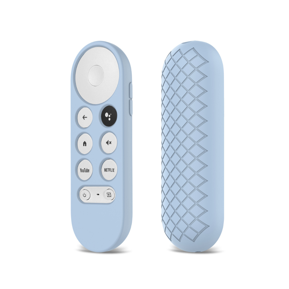 (6)2021 Housse de télécommande en silicone pour Chromecast et Google TV Étui sans perte de télécommande