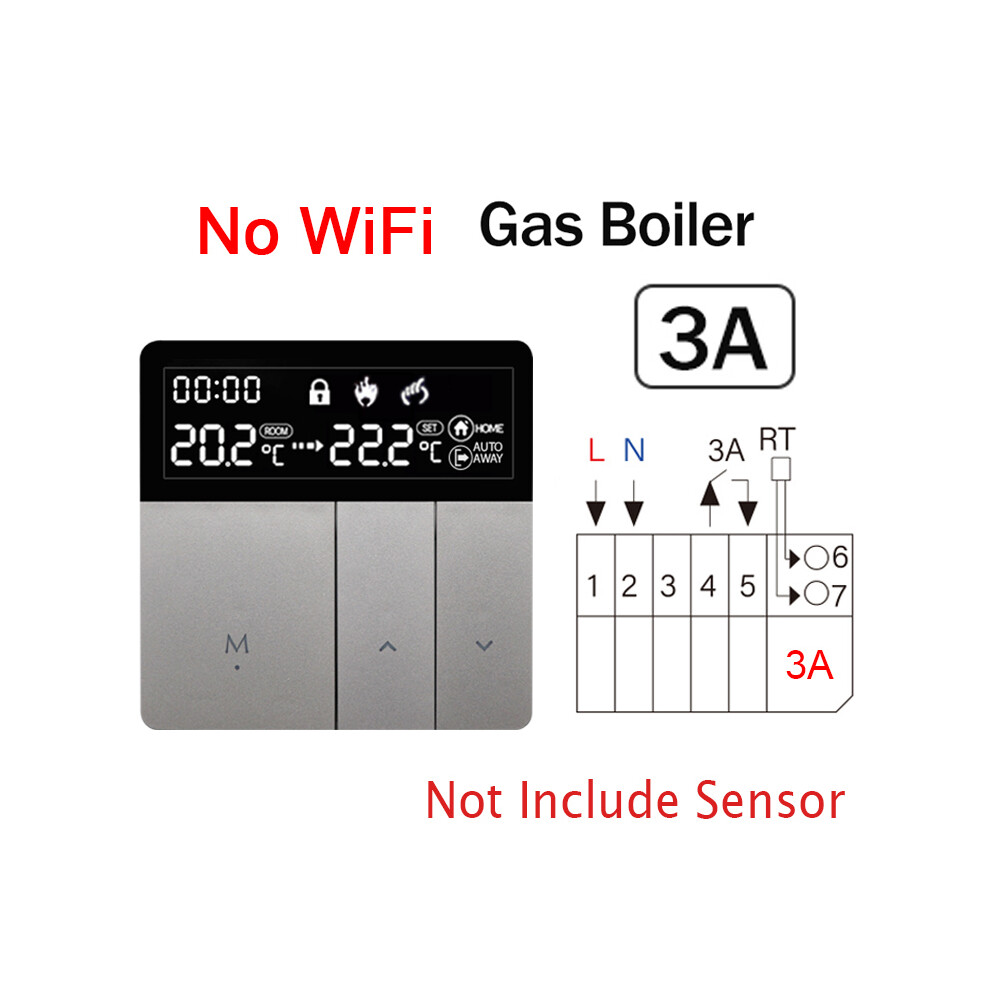 (Y-GC) Thermostat intelligent Tuya Wifi Chauffage électrique au sol Trv Eau Chaudière à gaz Température