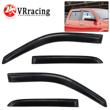 Fenster Visier Regen Guard Vent Sonnenschutz Deflektor 09-18 Dodge Ram 1500 Crew Cab Fenster Sonnenschutz