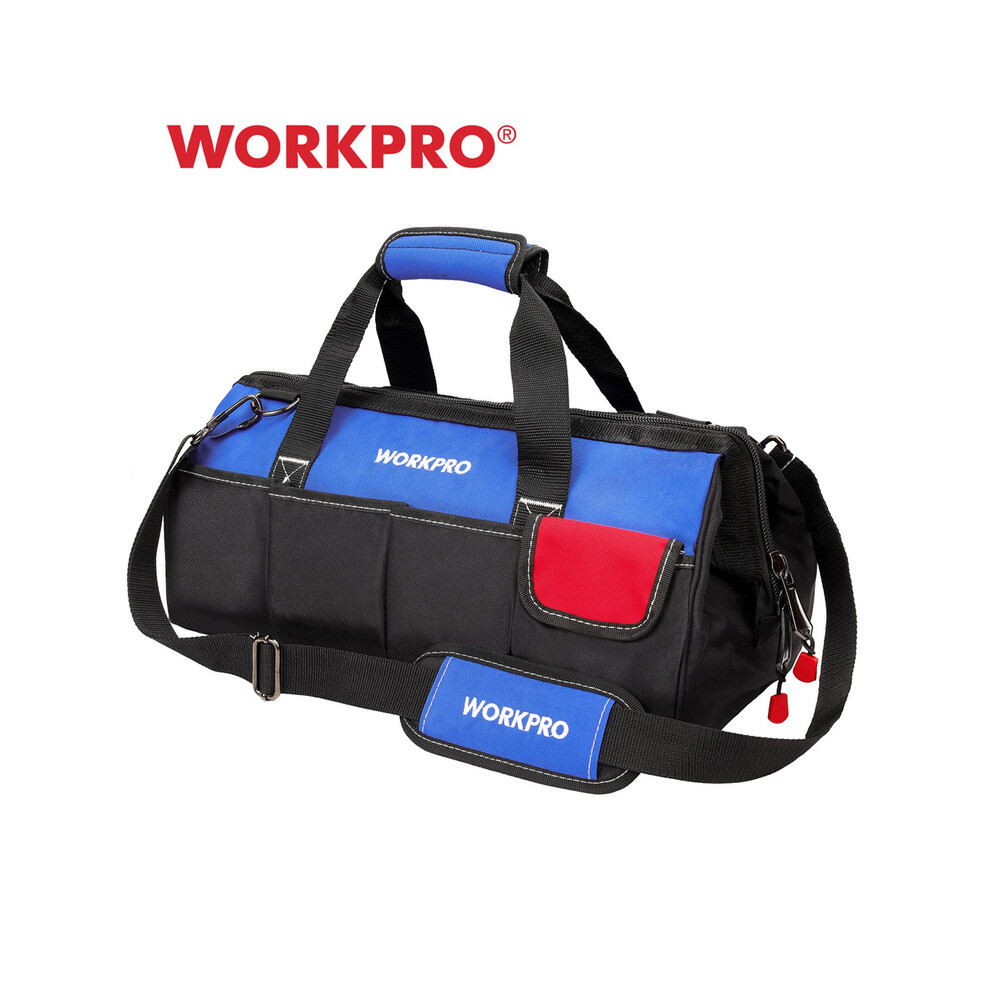 (14 pouces W081021) WORKPRO 13"14"16"18" Sac à outils multifonctionnel étanche Sac à outils Ceinture