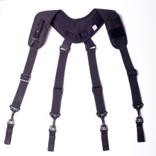 (Nero) Bretelle tattiche regolabili Gear X Type Cinghie tattiche Nuove cinghie tattiche Borse portautensili da