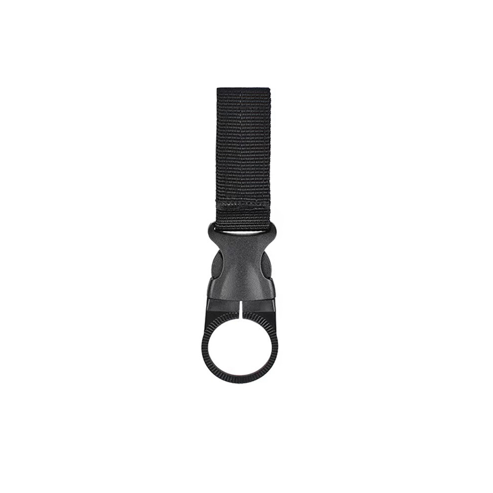 (BK)Sangle Boucle Crochet Porte-Bouteille Clip Extérieur Nylon EDC Escalade Mousqueton Outils Sacs Ceinture