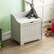 (White) Priano Kids Toy Storage Box - Playroom & Bedroom
