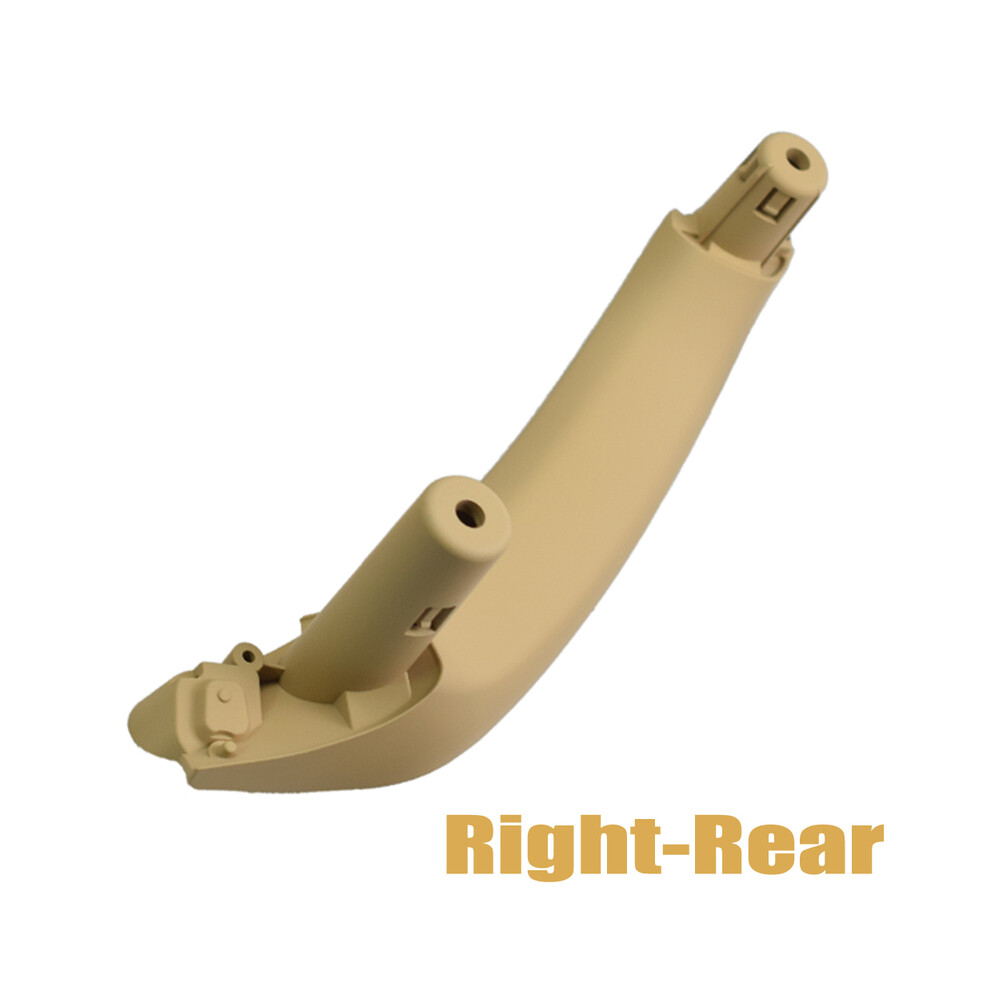 (Beige-Droite-Arrière) Poignée de porte intérieure de véhicule en fibre de carbone LHD gauche droite