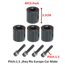 (3,5 cm - EU-automerk) Jaycreer 4-pack universele autostoelverhogers voor autostoelen