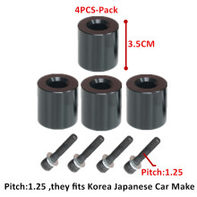 (3,5 cm Aziatisch automerk) Jaycreer 4-pack universele autostoelverhogers voor autostoelen