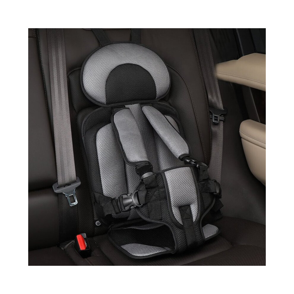 (rose foncé) Siège auto portable élastique pour enfant, siège de sécurité pour enfant, pour tout-petits