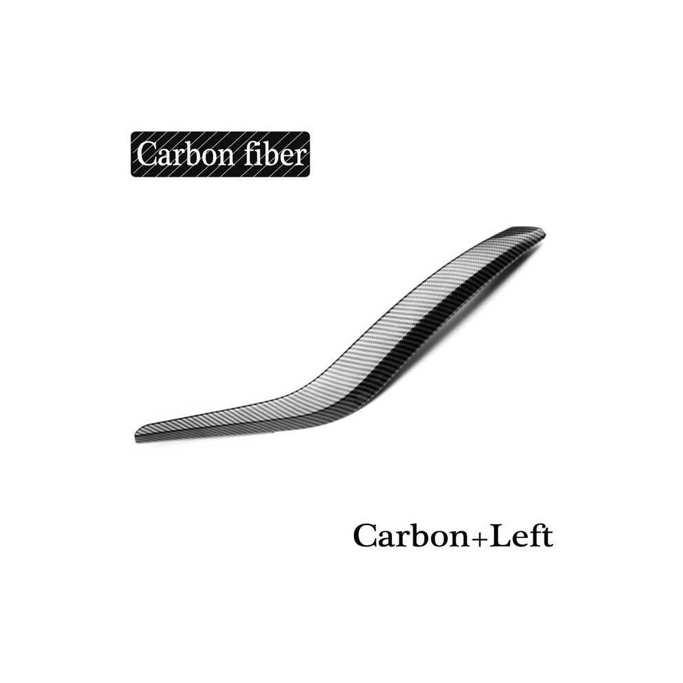 (fibre de carbone gauche) Poignées de porte intérieures de voiture gauche droite noires et beiges pour