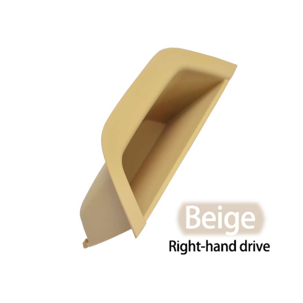 (Beige-RHD) Poignée de porte intérieure de véhicule à gauche et à droite, plaque de protection pour