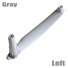 (Grå-Vänster) Högkvalitativ bilinnerdörr Panel Handtag Drag Trim Cover för BMW E70 X5 E71 E72 X6 2007-2013