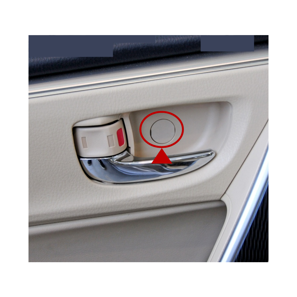 (lexus 14-18 beige)Cache-vis de poignée de porte intérieure du véhicule, trou d'accoudoir, cache-vis