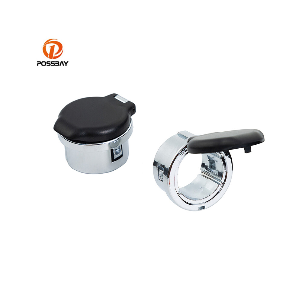 1 paire de caches d'alimentation noirs pour tableau de bord 20983936 12 V, accessoires de voiture pour