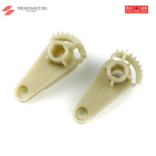 Lot de 2 engrenages de moteur d'actionneur de volet de réduction de climatisation pour Peugeot Partner,