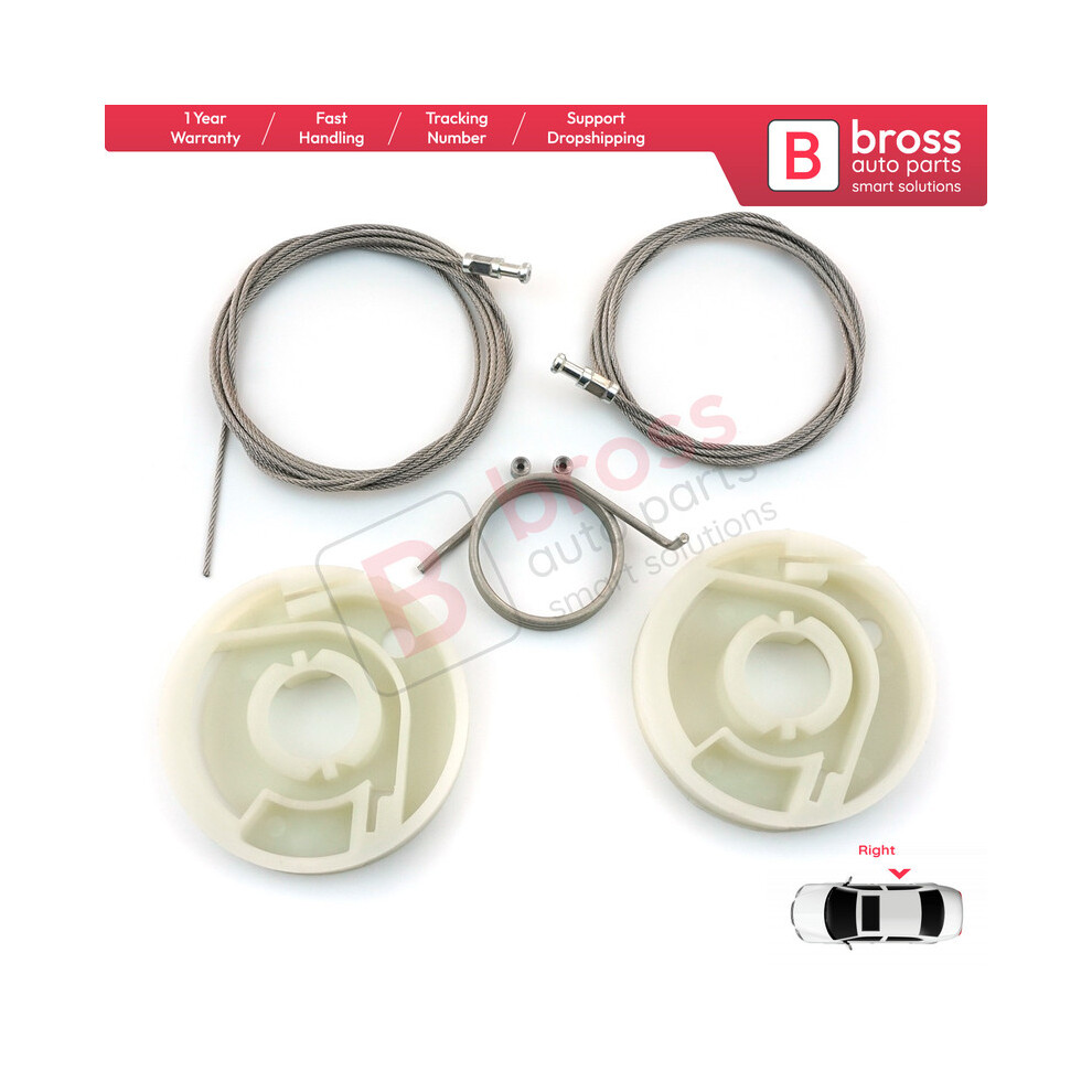 Kit de réparation de rail de guidage de porte intérieure coulissante électrique côté droit Bross Bdp228