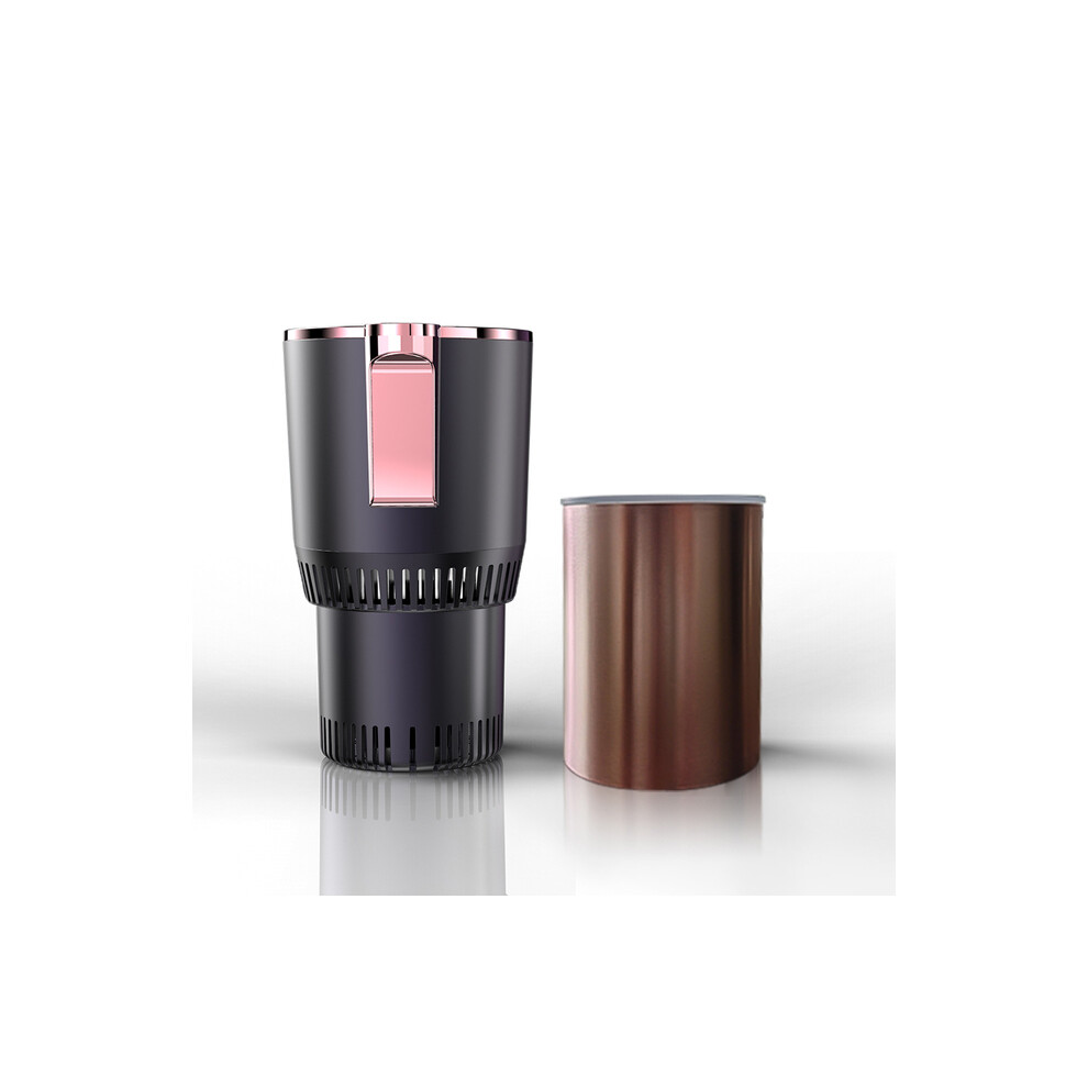Tasse isotherme 2 en 1 violette pour voiture, glacière intelligente, chauffage, refroidissement, bureau,