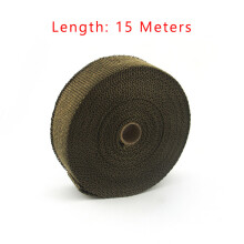 Grijs-5M/10M/15M Motorfiets Uitlaat Warmte Tape Header Auto Styling Geluid Warmte Isolatie Wrap Hoog